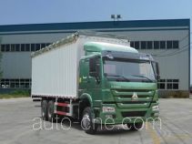 Sinotruk Howo ZZ5257CPYM3847D1 soft top box van truck