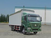 Sinotruk Howo ZZ5257CPYM4647D1 soft top box van truck
