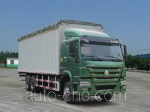 Sinotruk Howo ZZ5257CPYM5247D1 soft top box van truck