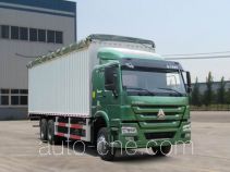 Sinotruk Howo ZZ5257CPYN4647D1 soft top box van truck