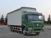 Sinotruk Howo ZZ5257CPYN5847D1 soft top box van truck