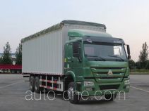 Sinotruk Howo ZZ5257CPYN5847D1 soft top box van truck
