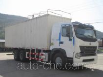 Sinotruk Howo ZZ5257XXBM4347N1 soft top box van truck