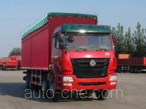 Sinotruk Hohan ZZ5315CPYN4666C1 soft top box van truck