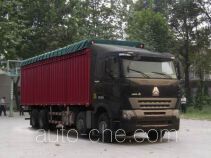 Sinotruk Howo ZZ5317CPYM3867P1H soft top box van truck
