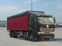 Sinotruk Howo ZZ5317CPYM4667P1H soft top box van truck